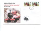 Isle of Man Railway cover, 2005, 1st day stream railway