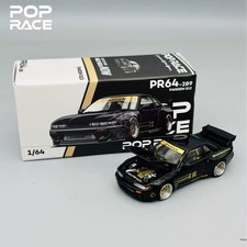 1/64 pop race Nissan Pandem Silvia S13 black