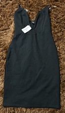 NWT New Windsor Black Bodycon Mini Dress Size Small