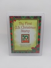  The First U.S. Christmas Stamp  1962 4 Cent Wreaths And Candles In Case