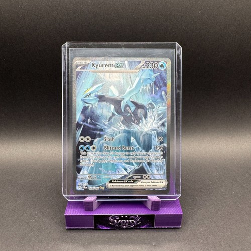 Kyurem EX Pokemon BLK Black Bolt 165/086 SIR Full Art Textured NM chibi