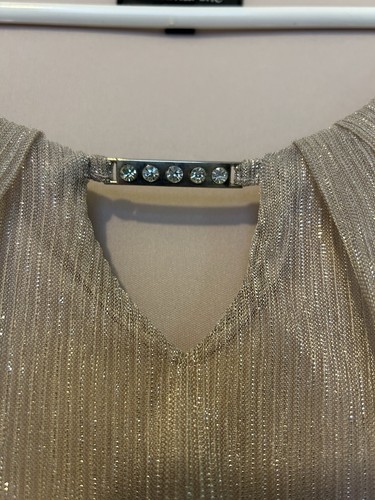 Bonmarche elegant shiny blouse size 16 To 18 - Picture 3 of 4