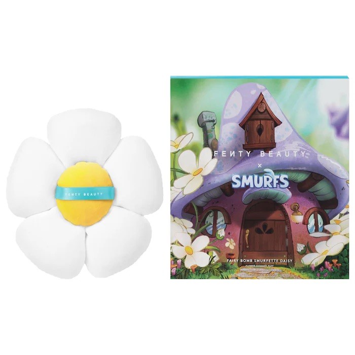Fenty Fairy Bomb Smurfette Daisy Flower Shimmer Puff~BNWB~Full Size~MSRP $56