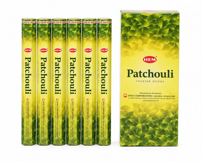 HEM Patchouli Räucherstäbchen 6er Pack   Duftstäbchen Sticks Indien Meditation