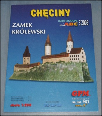 GPM 957 Modelbaubogen - Königsburg Checiny  , 1:250