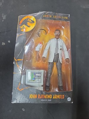 JOHN RAYMOND ARNOLD Amber Collection JURASSIC PARK Action Figure Samuel Jackson