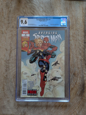 Avenging Spider-Man #9 CGC 9.6 Marvel 2012 1st Carol Danvers As Captain Marvel