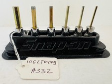 Snap On Tools 106ETMAMY 6pc 1/4"  Metric Standard Socket Hex Bit Set #332