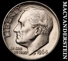 1964-D Roosevelt Dime- Silver- Choice Gem Brilliant Uncirculated luster #J7604