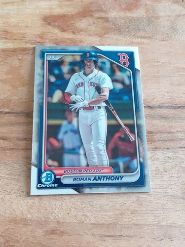 Roman Anthony Rookie Card 2024 Bowman Chrome Prospects Boston Red Sox RC