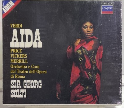 Classical Opera *Verdi - Aida 3 CD Sealed Sir Georg Solti on London US