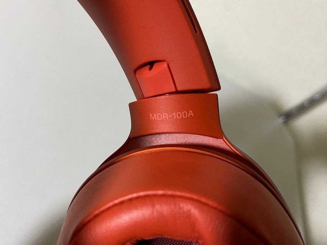 SONY MDR-100A h.ear on Wired Headphones Red | eBay