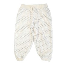 Rylee Cru Velour Relaxed Sweatpant Polka Dot 4-5Y Bottoms Comfortable Fit