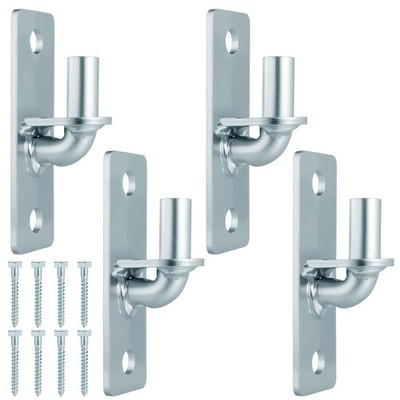 Wall Mount Gates Hinge 4 Pack Farm & Chain Link Gate Hinges with 5/8'' Pin, H...