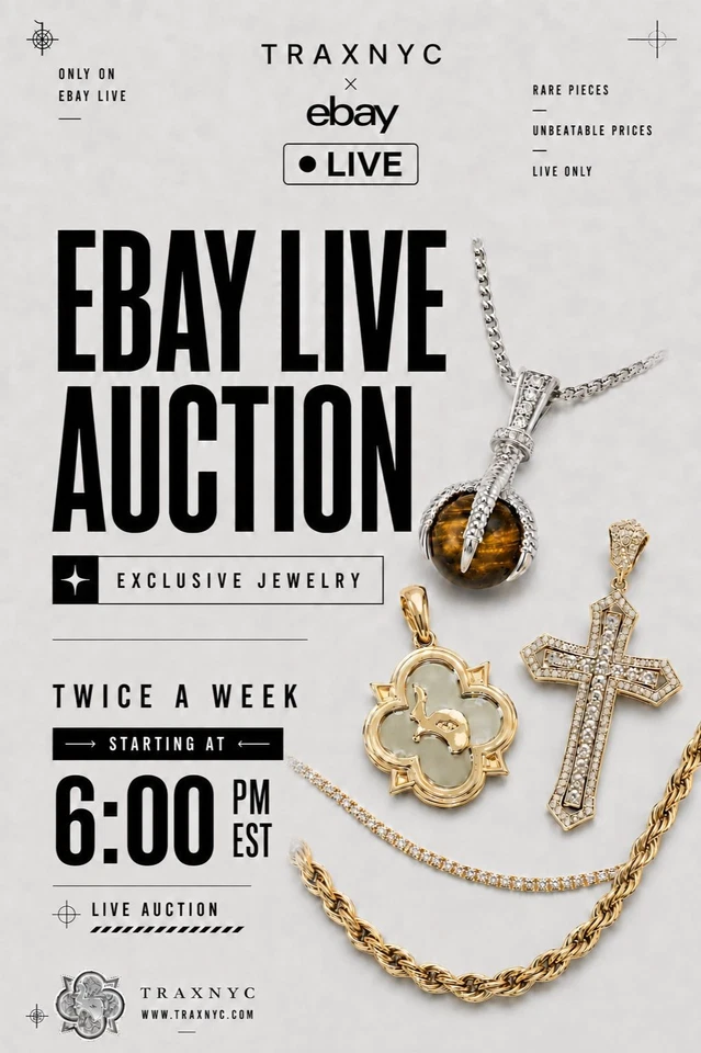 TraxNYC $1 Live Jewelry Auction