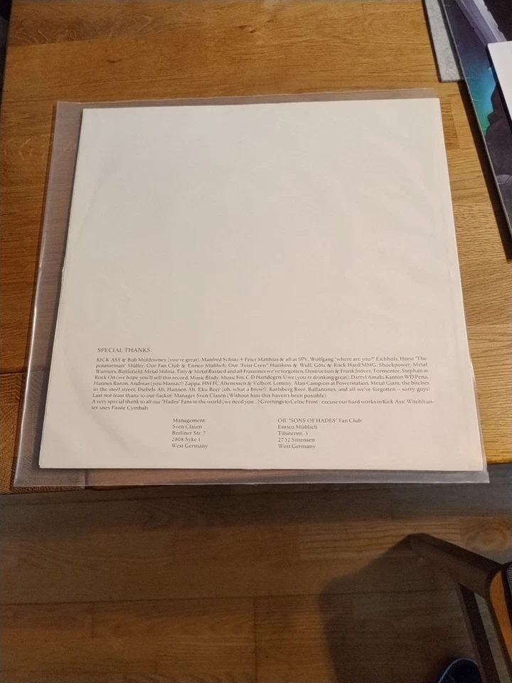 SODOM - In the Sign of the Evil - Germany Black Vinyl 1985 - 1 Press / TOP !!! - Bild 4 von 4