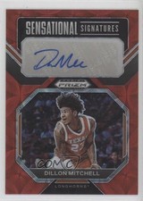2023 Panini Prizm Draft Picks Choice Red 38/40 Dillon Mitchell #SS-DLM Auto 1bj7