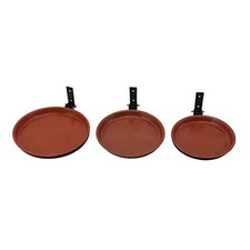 Bird Trays, Tree Mounted Bird Bath Bowl with Heavy Duty 3 Pot and 3 Bracket