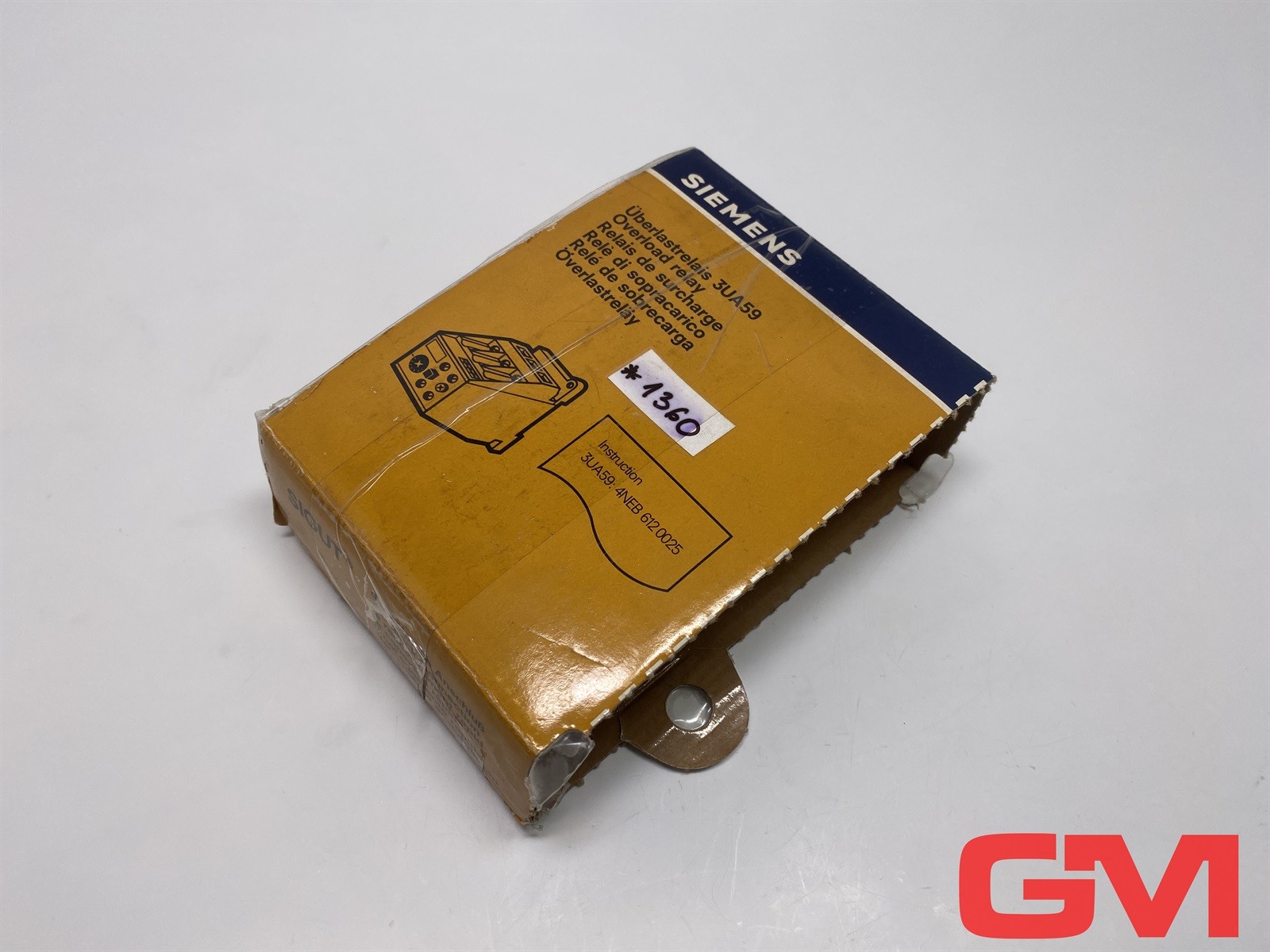 Siemens Overload Relay 3UA5900-1C Overload Relay 1.6-2.5A Single Installation