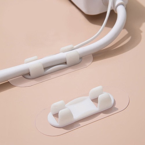 10 Pcs Self-adhesive Wire Manager Cable Storage Organizer Convenient Clip - 第 9/12 張圖片