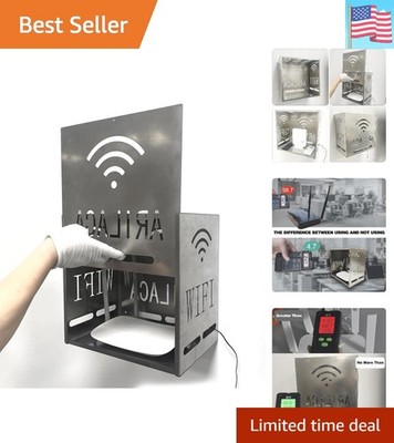 Large Faraday Cage for WiFi Router Faraday Box WiFi Blocker E M F Blocker for...
