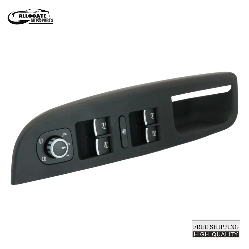 Interruptor de ventana eléctrica maestro de puerta delantero izquierdo negro para Volkswagen Jetta 2011-2018 Foto 4 de 4
