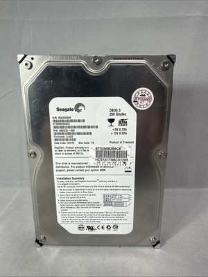 Seagate DB35.3 250GB 3.5'' PATA Hard Drive ST3250820ACE