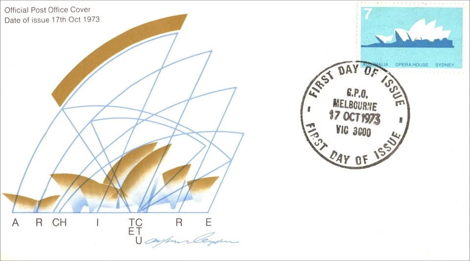 Australia 1972 -1973 Architecture Opera House Radio Women FDC First Day Cover - Image 2 of 4