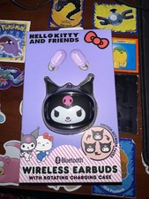 Sanrio Hello Kitty Kuromi Bluetooth Wireless Earbuds w/ Charging Case NIB