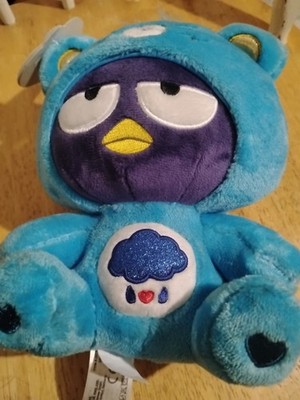 Sanrio Hello Kitty and Friends Meet Care Bears Badtz-Maru Grumpy Bear Plush NWT