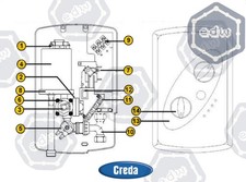 Creda 850DL / 950DL  Electric Shower Spare parts (aka REDRING)
