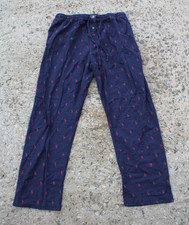Polo Ralph Lauren Sleepwear Pants Mens Size XL All Over Pony Print Pajama Blue