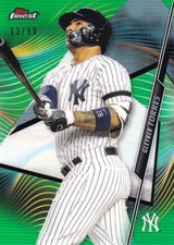 2020 Topps Finest New York Yankees Gleyber Torres Base Green 13/99