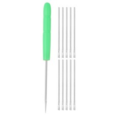 Doll Hair Rooting Kit, 0.8mm Rerooting Needles, Green