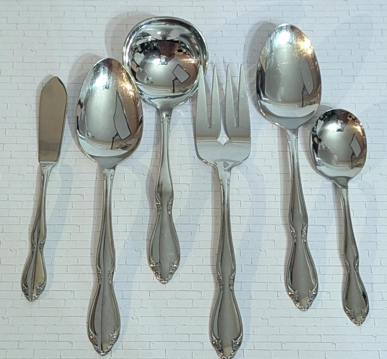 Oneida BERKELEY SQUARE Stainless Flatware 6-Piece Serving Set