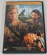 Troy DVD 2004 Full Screen 2-Disc Set Action/ War Brad Pitt Warner Bros.