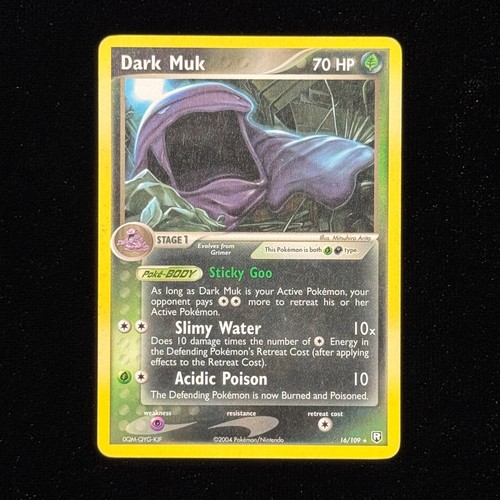 Dark Muk 16/109 EX Team Rocket Returns Rare Pokemon TCG