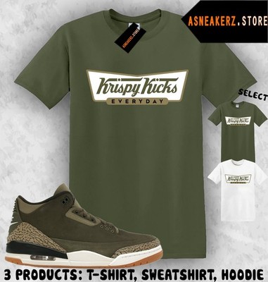 Tee Shirt Matching AJ 3 Family Affair To Match Sneaker Krispy Kicks T-Shirt