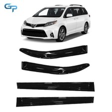 Window Visor For Toyota Sienna 2011-2019 Sun Guard Rain Deflector Vent Shade