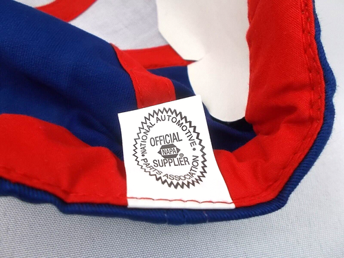 NWT Napa Racing Hat Cap Strap Back Adjustable #15 USA Flag NASCAR Red White Blue - Picture 3 of 10