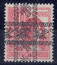 Bizone Nr. 46 I DS postfrisch (norm.+senkr. Aufdruck), BPP-gepr. Mi. 200 EUR.