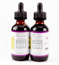 4 oz Lugols Iodine 2 RARE EARTH BOTANICALS High Potency 2oz Twin Pack  4 oz
