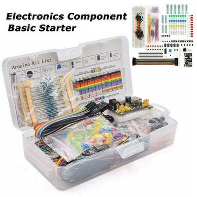 830Hole LED Buzzer Capacitor Resistor Basic Starter Kit Electronic Component DE