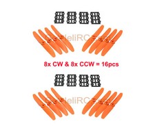 HQ Prop 5030 5x3 ORANGE MultiRotor propeller CW, CCW TOTAL 16PCS , FREE SHIP