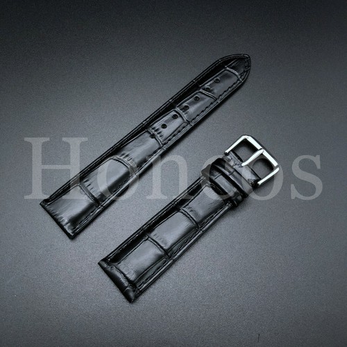 20 mm CIERRE DE CORREA DE RELOJ PREMIUM DE CUERO PARA MONTBLANC NEGRO - Imagen 4 de 4