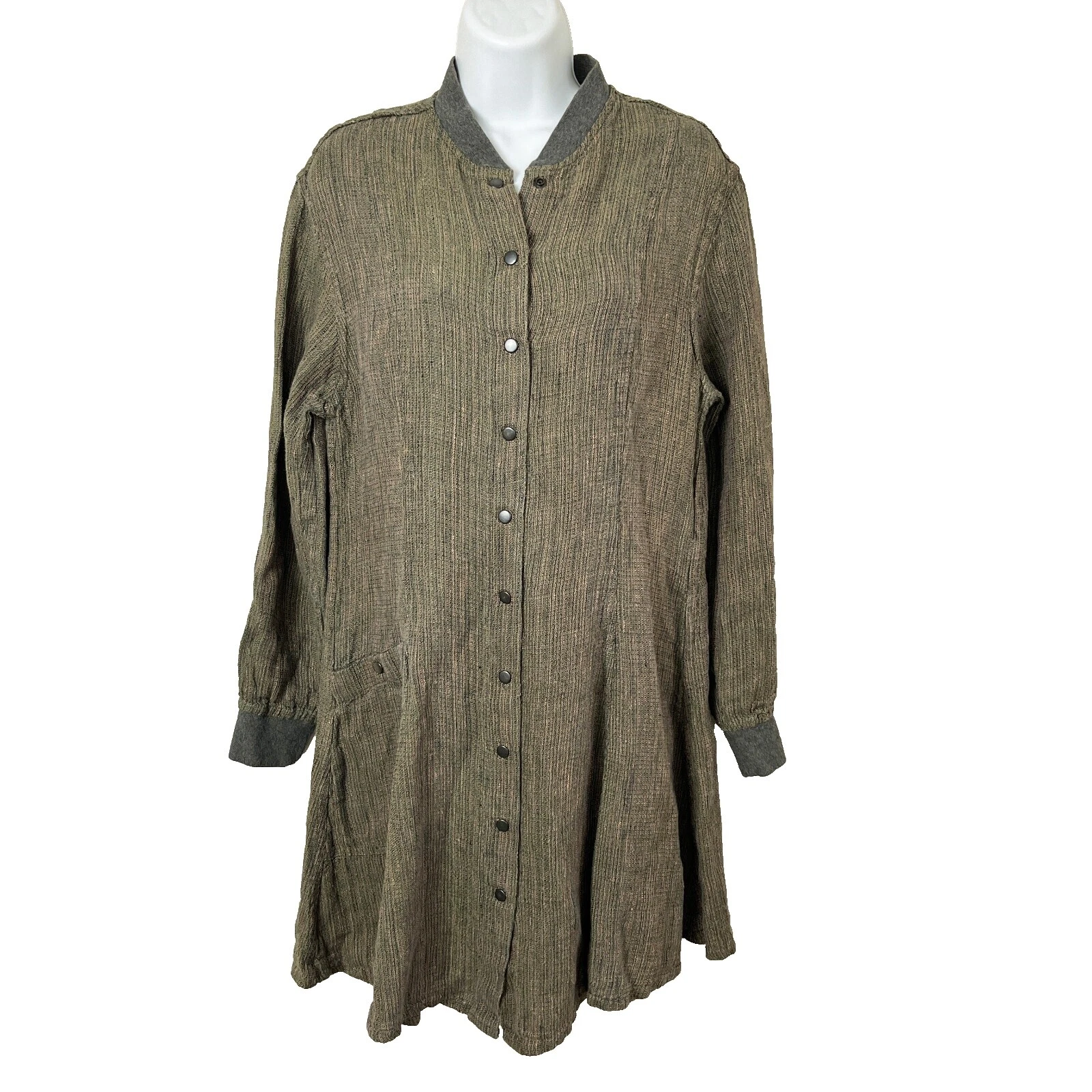 FLAX Linen Shirt Dresses