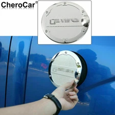 for 15-20 Ford F150 F-150 Fuel Gas Cover Filler Tank Door Cap Trim Accessories