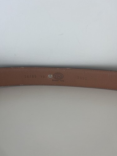 Tennessee Volunteers logo Studded Black Leather Belt 34 College Vintage USA - Picture 6 of 11