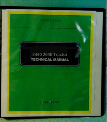 JD DEERE 2440 2640  tractor and  farm tractor service repair shop manual 1142 fa
