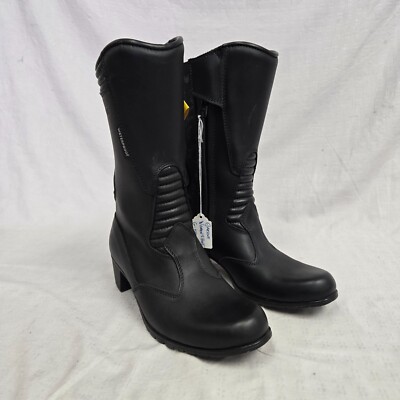 Gaerne G. Donah WP Motorcycle Boots Black Women's 6 US *DISPLAY CLOSEOUT*